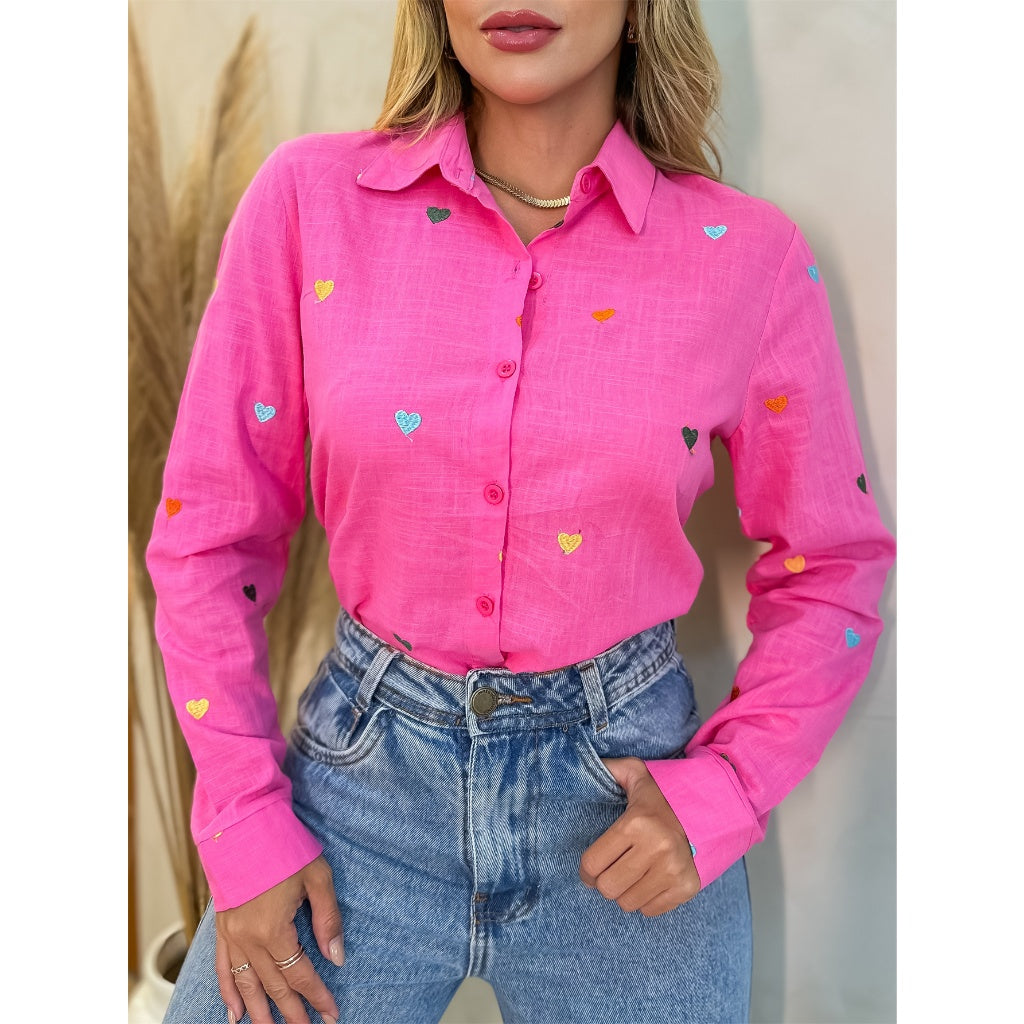 Camisa Elegance® • Fucsia